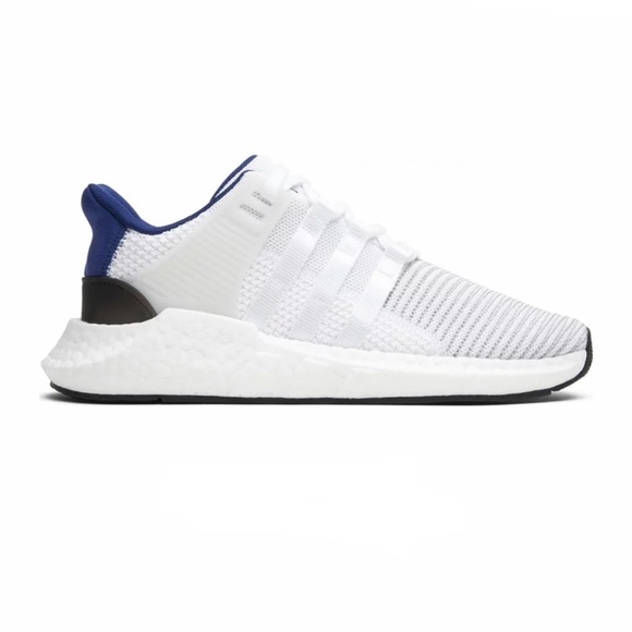 Adidas 2017 EQT Support 93/17 'Royal' Sneaker in White‎ Blue Size 12 - Picture 1 of 11